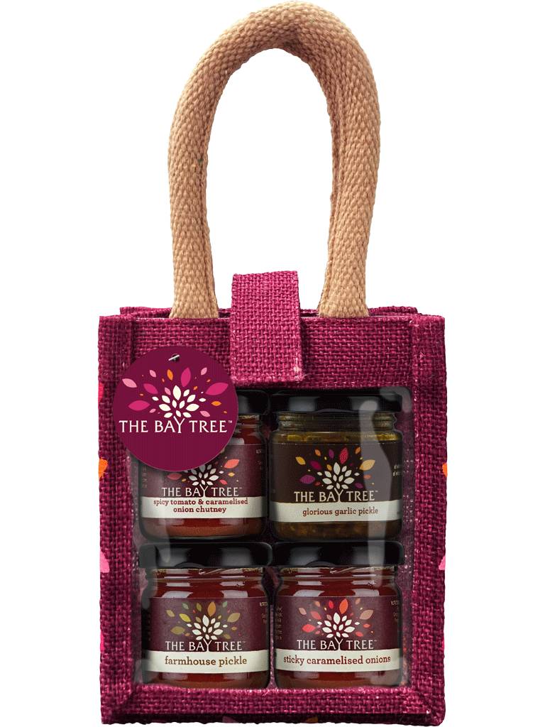 Red Savoury Jute Bag